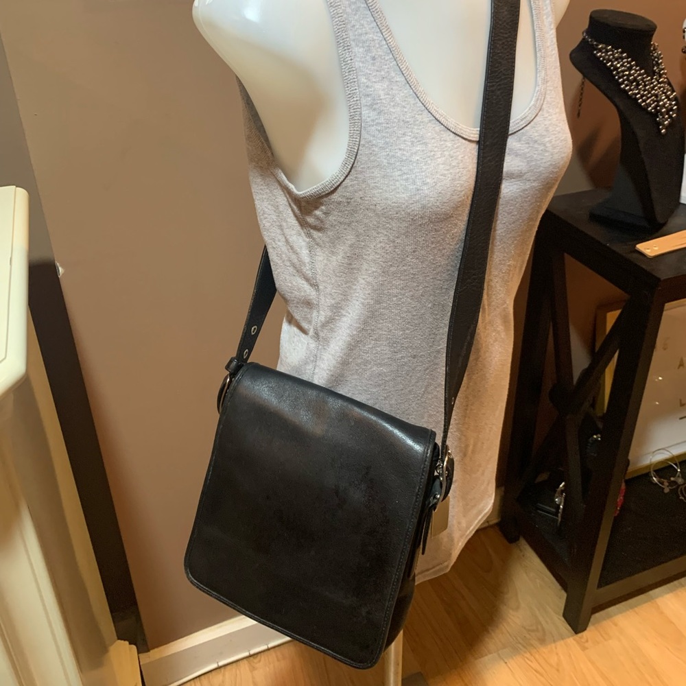 COACH Leather Crossbody Bag